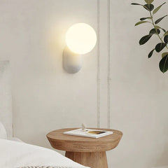 Single Arm Wall Light For Bedroom Hailie Resin Warm White Ip20