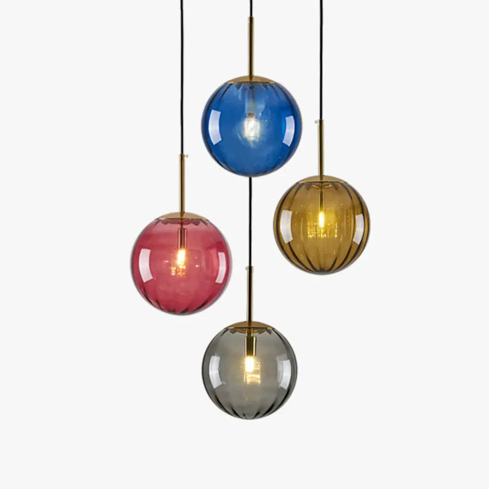 Hailie Modern Pendant Light Clear Bubble