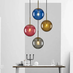 Hailie Modern Pendant Light Clear Bubble