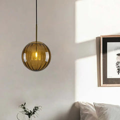 Hailie Modern Pendant Light Clear Bubble