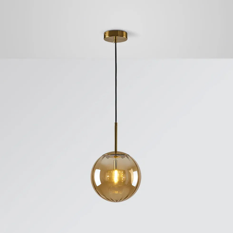 Hailie Modern Pendant Light Clear Bubble