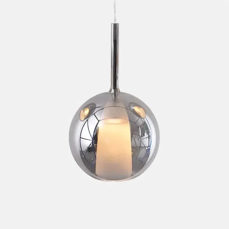 Coloured Glass Pendant Light For Bedroom Hailie Metal Led Without Bulbs Ip20