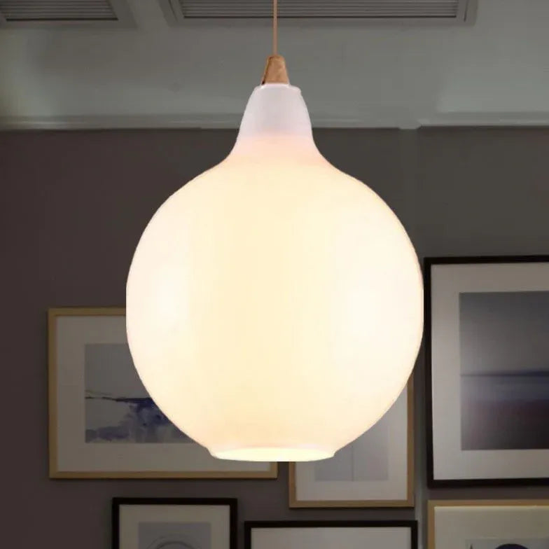 Bedside Pendant Light For Bedroom Hailie Glass Ip20 Without Bulbs