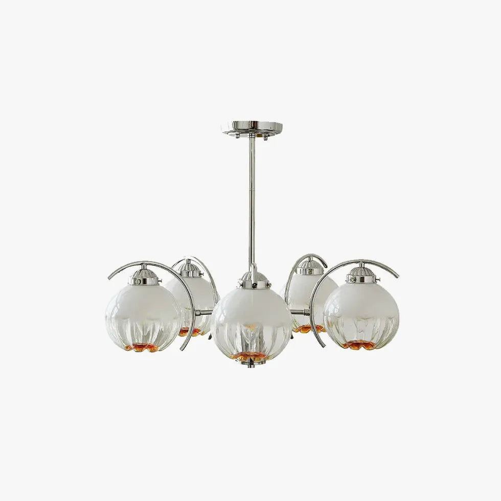 Modern Chandeliers For Living Room Hailie Metal & Glass Led