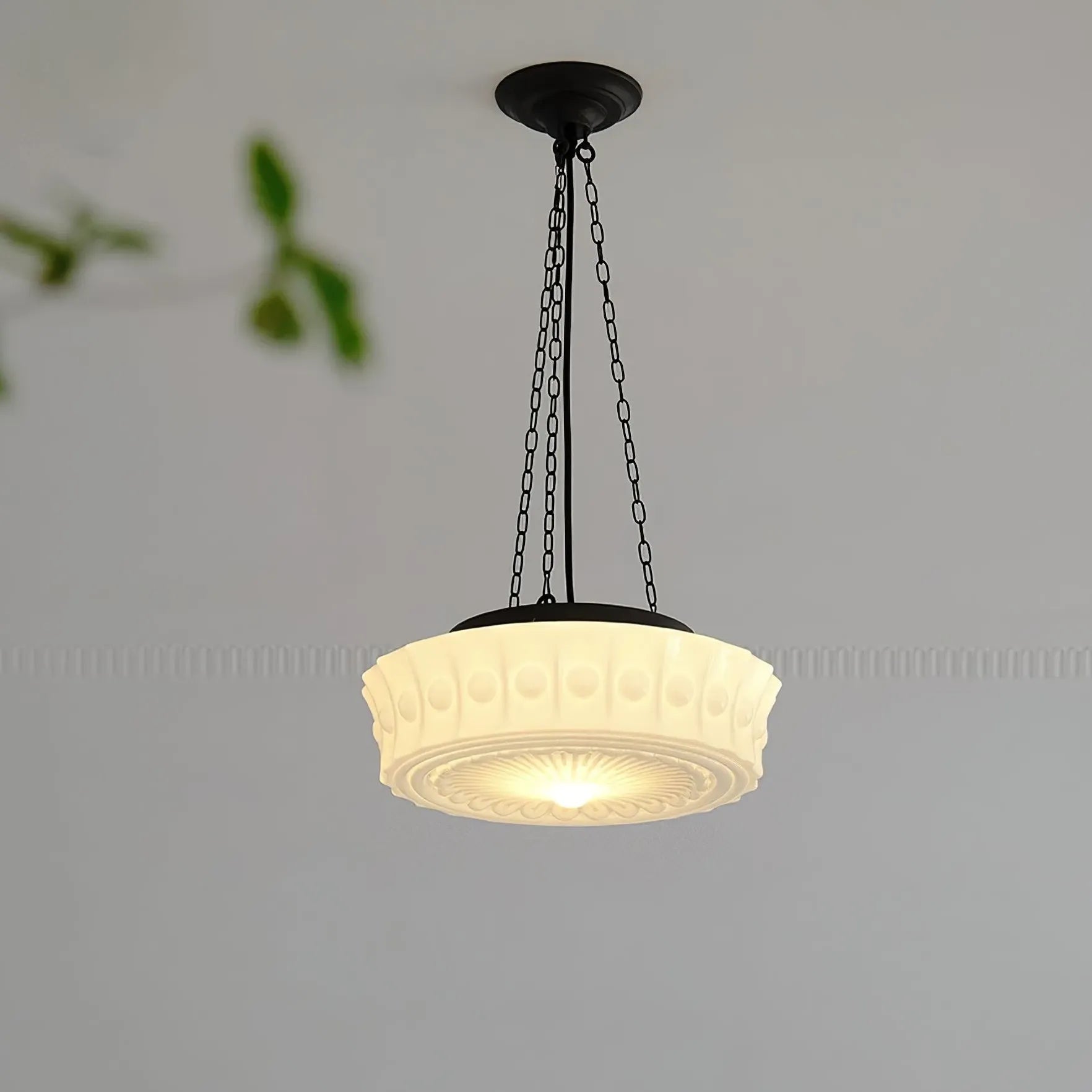 White Light Single Pendant For Bedroom Hailie Metal Led Ip20 Without Bulbs