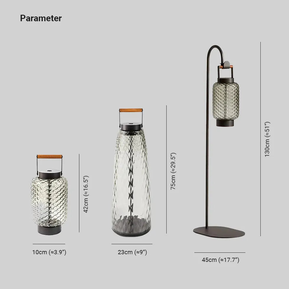 Solar Hybrid Hailie Metal & Glass Warm White