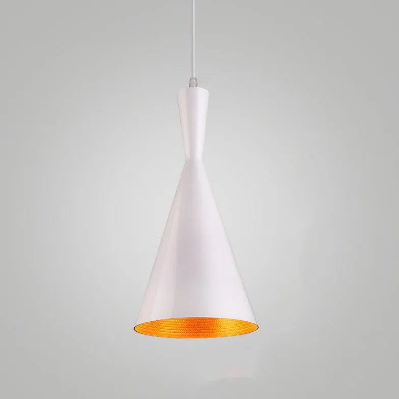 Light Single Pendant For Bedroom Cone Hailie Metal Without Bulbs Led