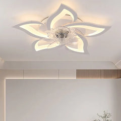 Ceiling Fan With Light For Kitchen Hana Metal Led