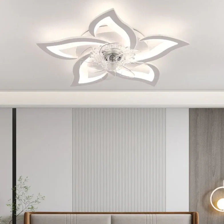 Ceiling Fan With Light For Kitchen Hana Metal Led