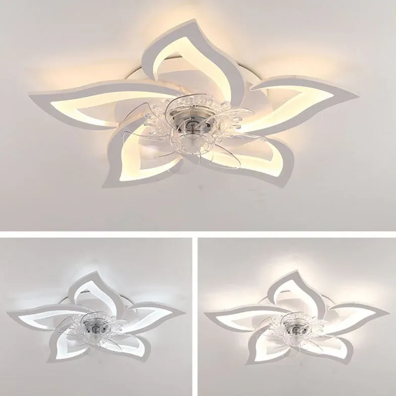 Ceiling Fan With Light For Kitchen Hana Metal Led