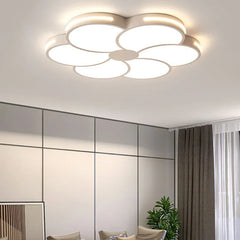 White Flush Light For Bedroom Hana Metal & Acrylic Ip20 Led