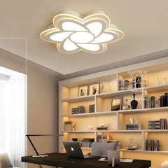 White Flush Light For Bedroom Modern Aluminum Led