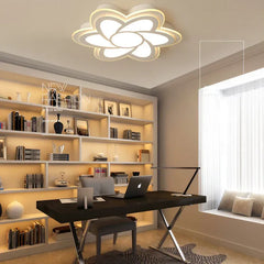 White Flush Light For Bedroom Modern Aluminum Led