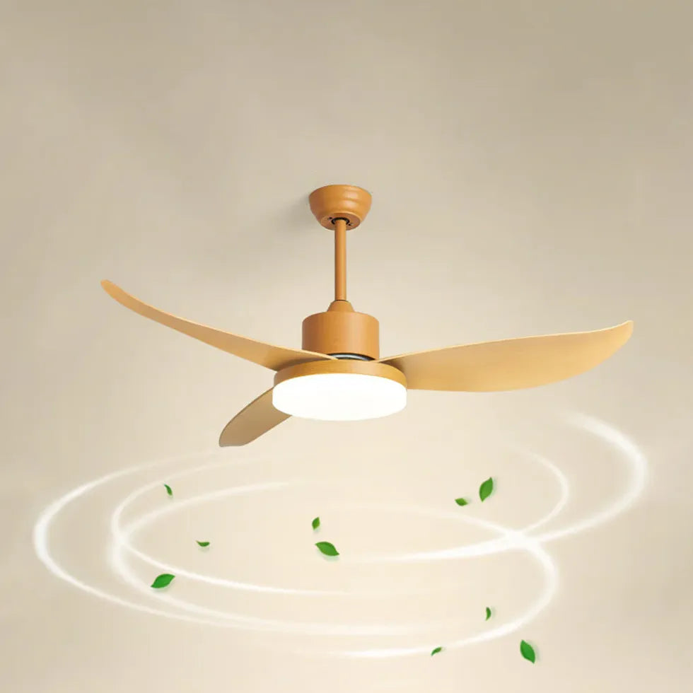 Ceiling Fan With Light For Study Room Haydn Metal Ip20 Led