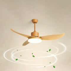 Ceiling Fan With Light For Study Room Haydn Metal Ip20 Led