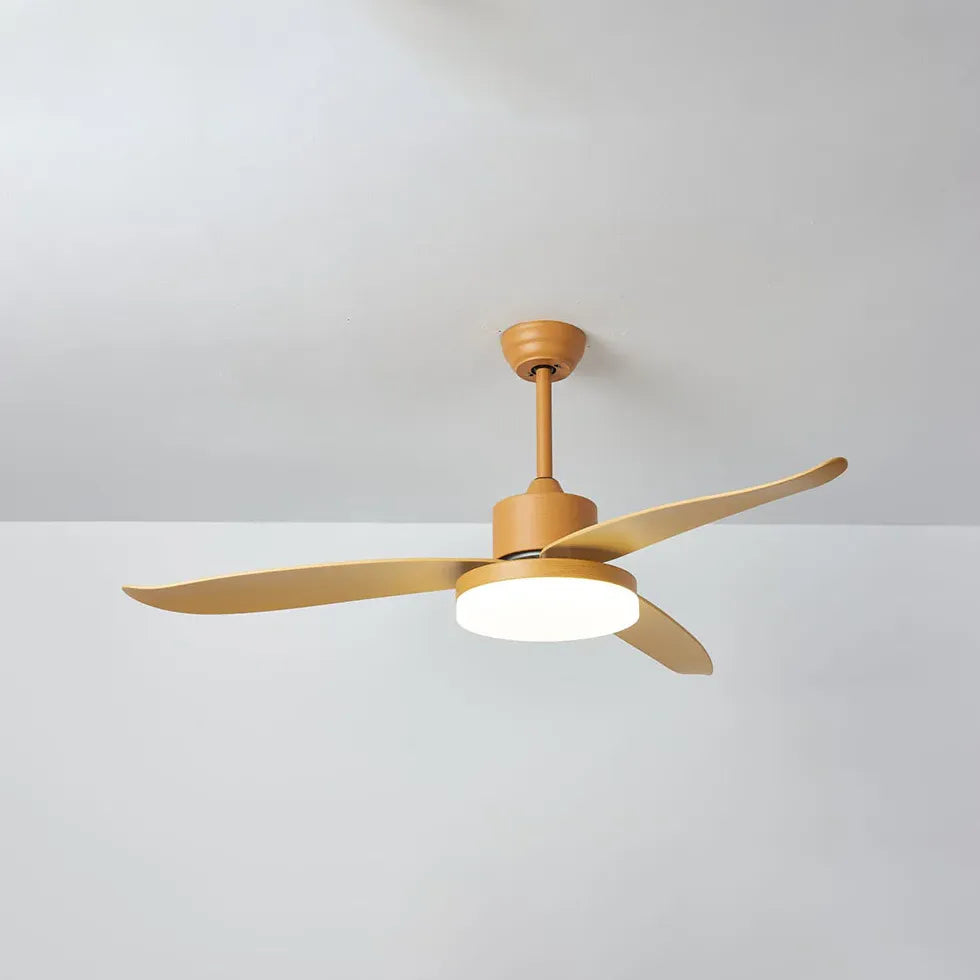 Ceiling Fan With Light For Study Room Haydn Metal Ip20 Led