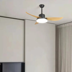 Ceiling Fan With Light For Study Room Haydn Metal Ip20 Led