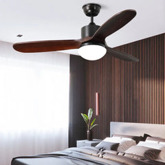 Ceiling Fan With Light For Study Room Haydn Metal Ip20