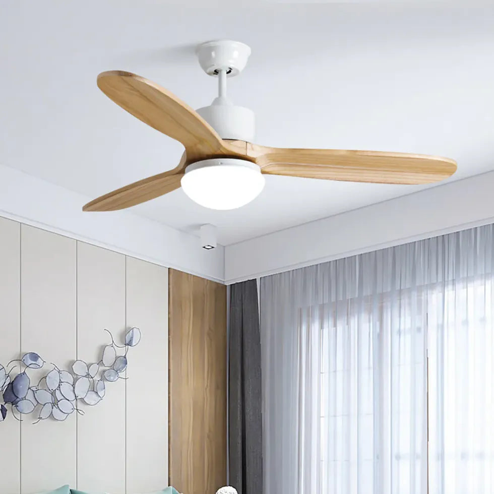 Ceiling Fan With Light For Study Room Haydn Metal Ip20