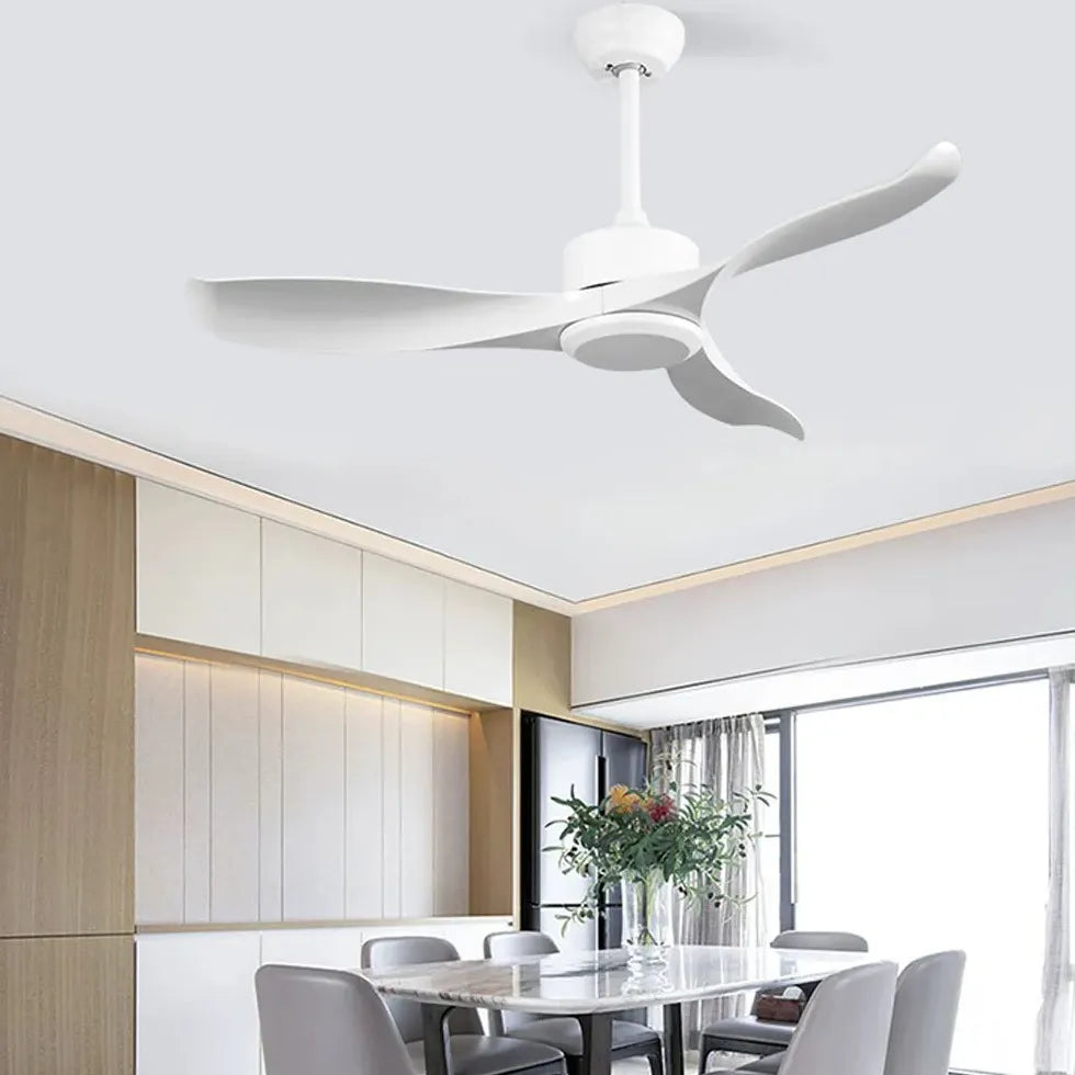 Black Ceiling Fan With Light For Study Room Haydn Metal Ip20