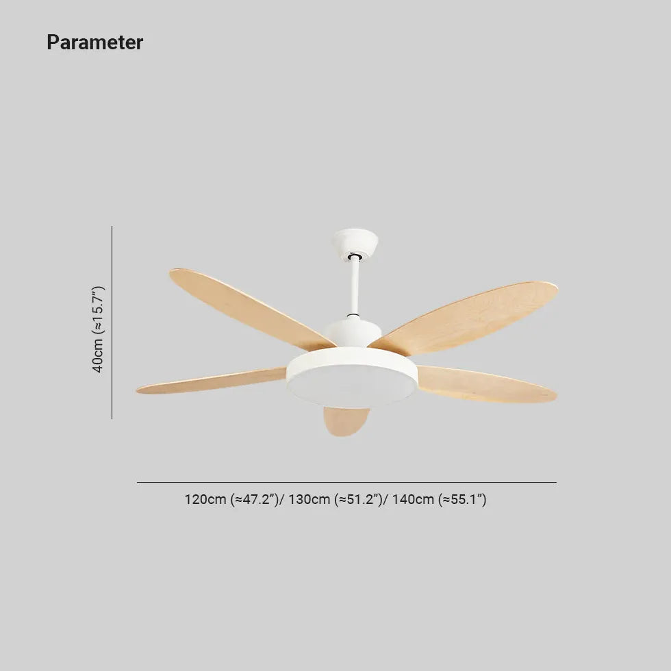 Black Ceiling Fan With Light For Study Room Haydn Metal Ip20 Dimmable