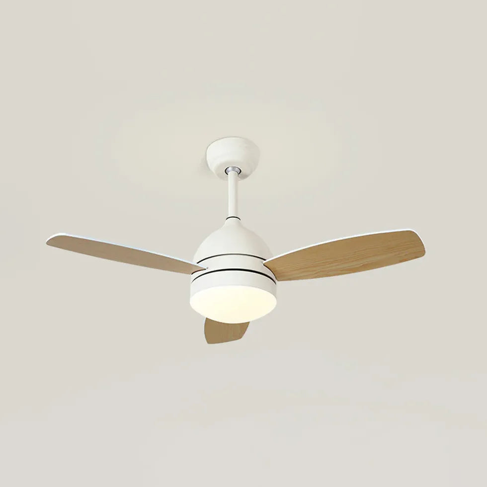 Black Ceiling Fan With Light For Study Room Haydn Metal Dimmable Led Ip20