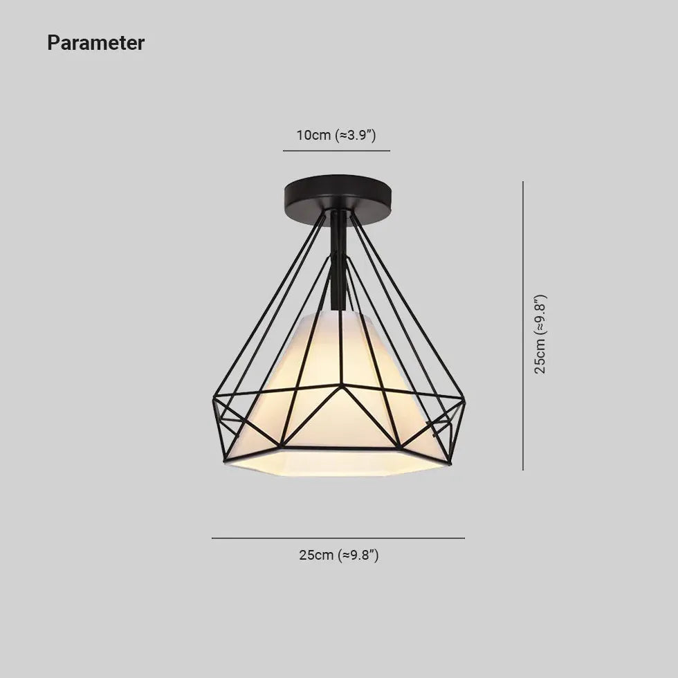 Flush Light For Bedroom Herbert Metal Led Ip20