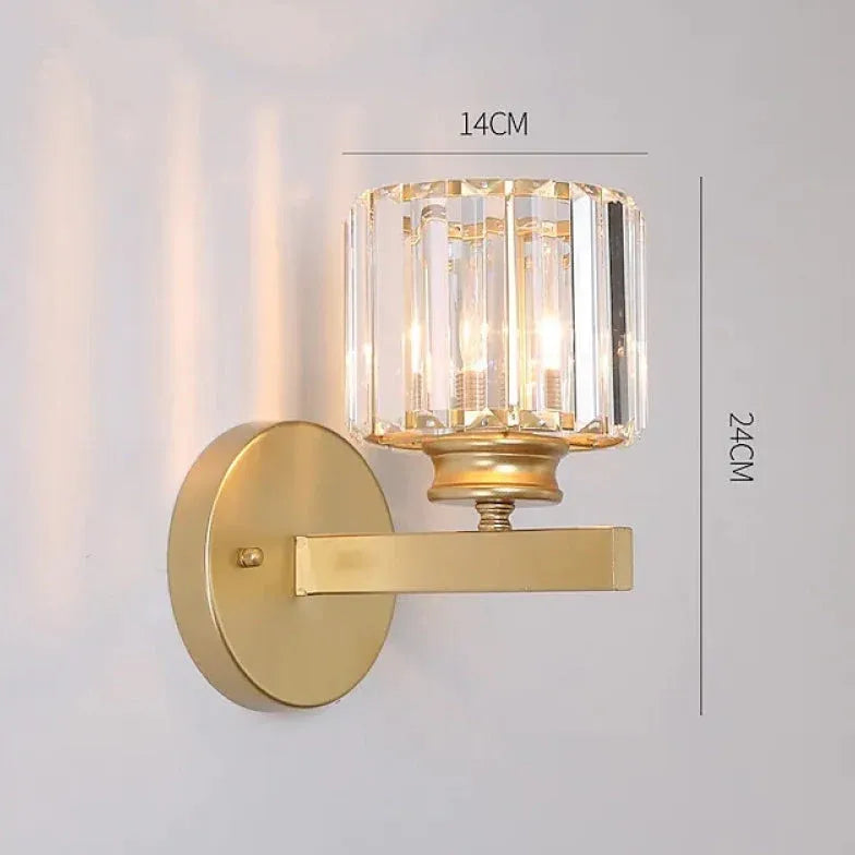 Single Arm Wall Light For Bedroom Modern Metal