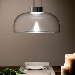 Light Single Pendant Glass - Herbert Modern Mountain Glass