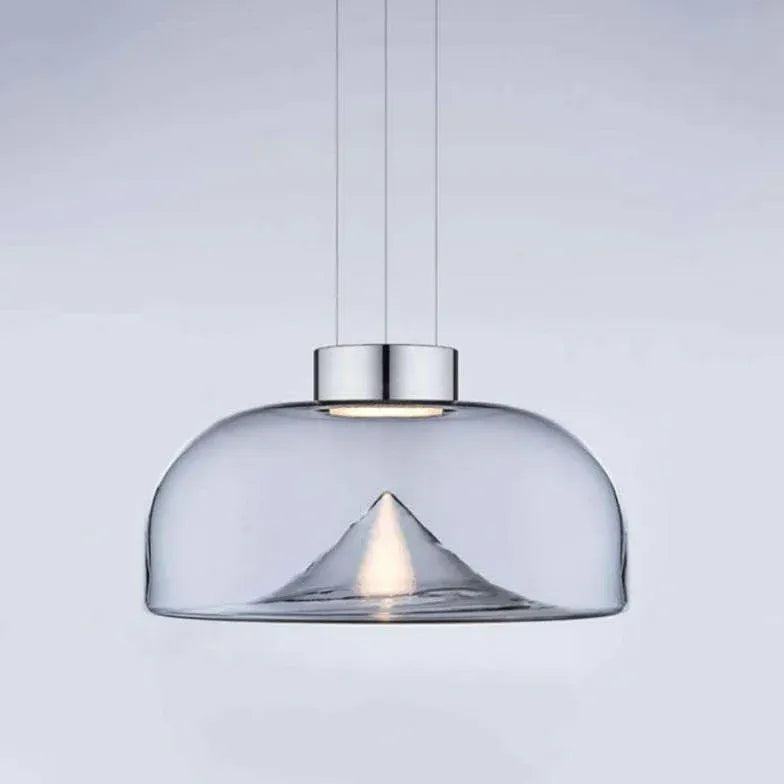 Light Single Pendant Glass - Herbert Modern Mountain Glass