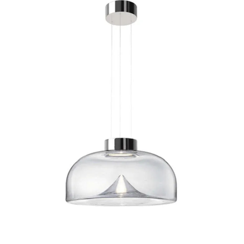 Light Single Pendant Glass - Herbert Modern Mountain Glass