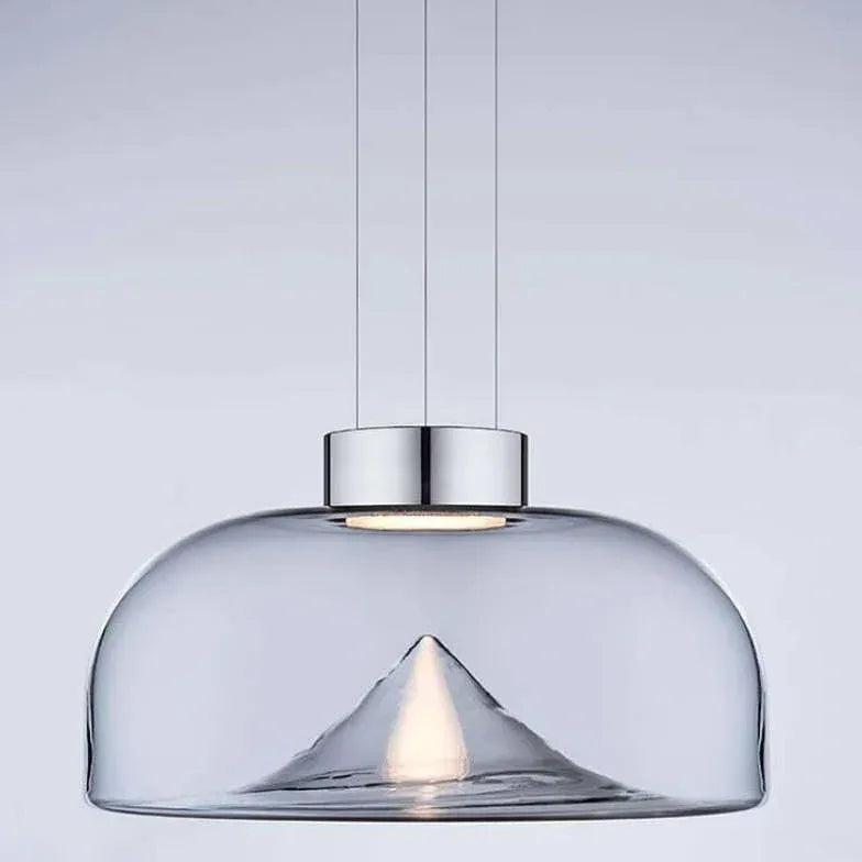 Light Single Pendant Glass - Herbert Modern Mountain Glass