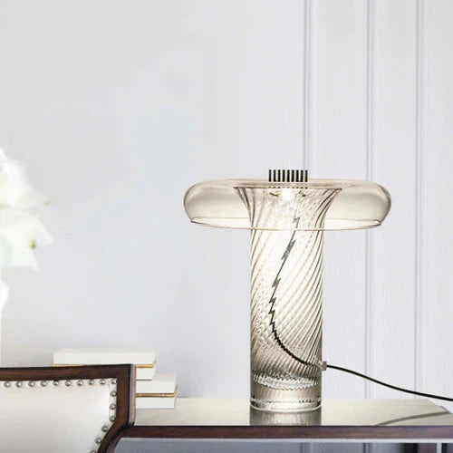 Elegant Bedroom Glass Table Lamp Decorative