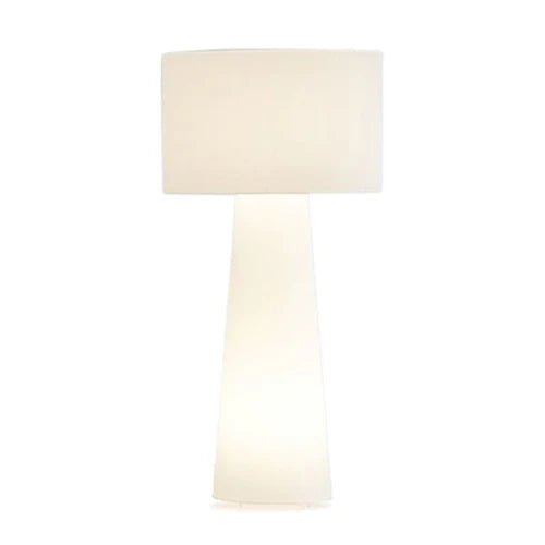 Floor Lamp For Living Room Cylinder Eryn Metal & Fabric Led