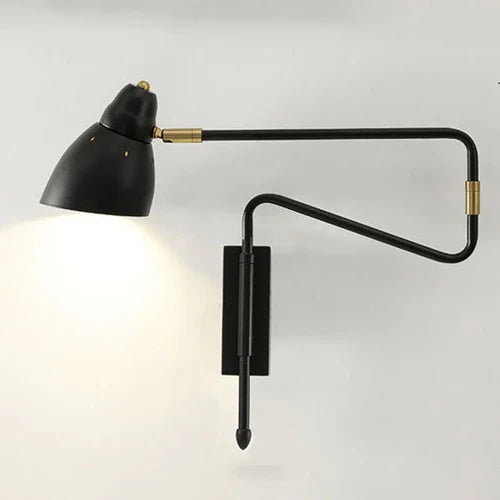 Black Reading Light For Bedroom Freja Metal Ip20 Led