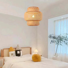 Pendant Lamp - Japanese Style Bamboo Rattan