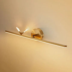 Gold Picture Light For Bathroom Linear Kady Acrylic Led