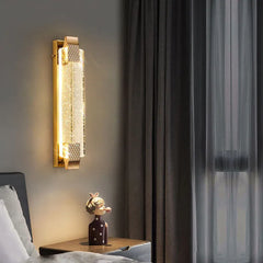 Flush Wall Light For Living Room Kajetan Metal & Glass Ip20