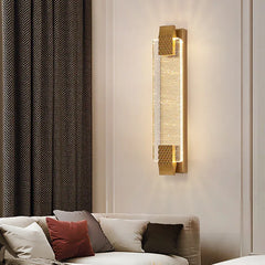 Flush Wall Light For Living Room Kajetan Metal & Glass Ip20