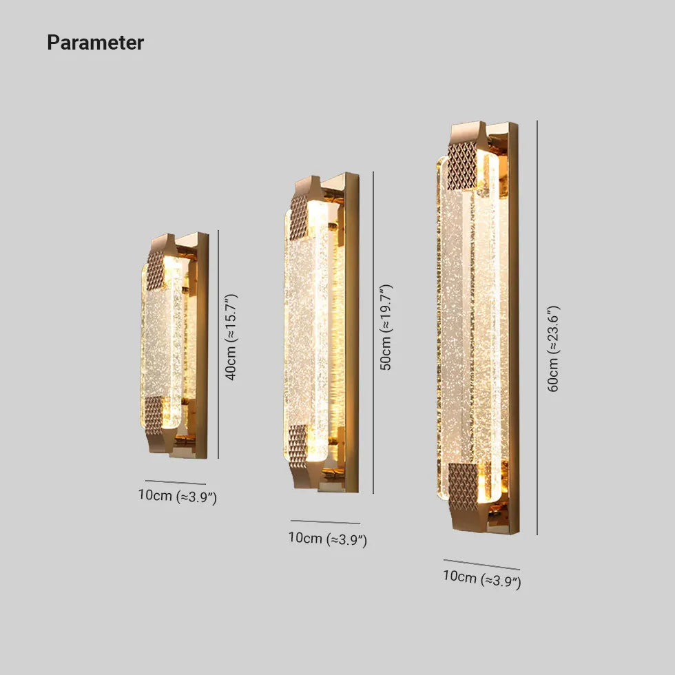 Flush Wall Light For Living Room Kajetan Metal & Glass Ip20