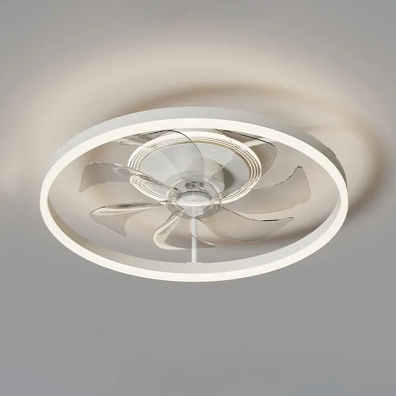 Ceiling Fan With Light For Bedroom Kirsten Metal & Acrylic Dimmable