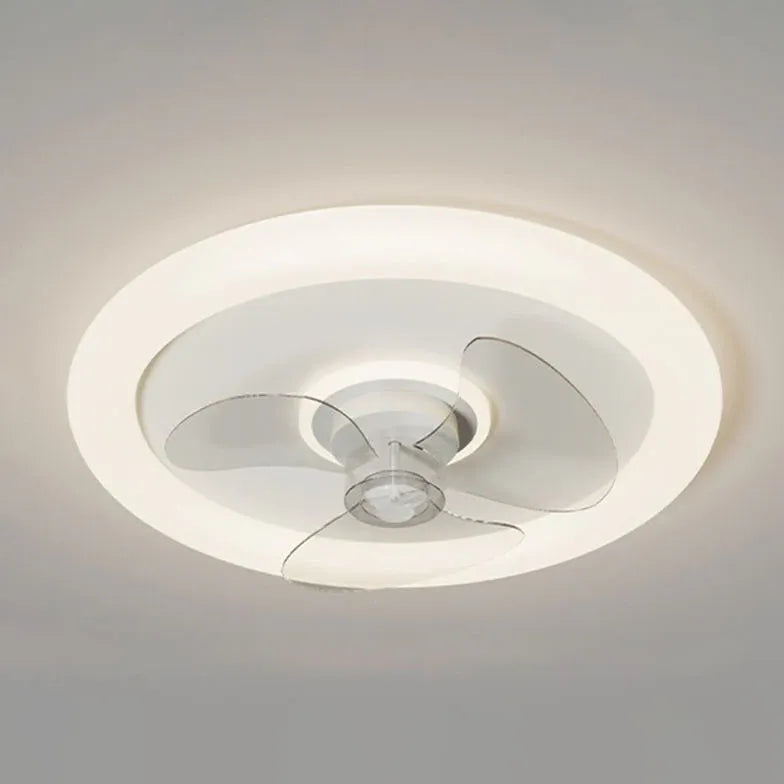 Ceiling Fan With Light For Bedroom Kirsten Metal & Acrylic Dimmable