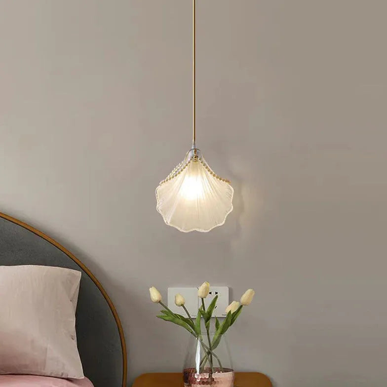 White Light Single Pendant For Bedroom Kirsten Metal & Acrylic