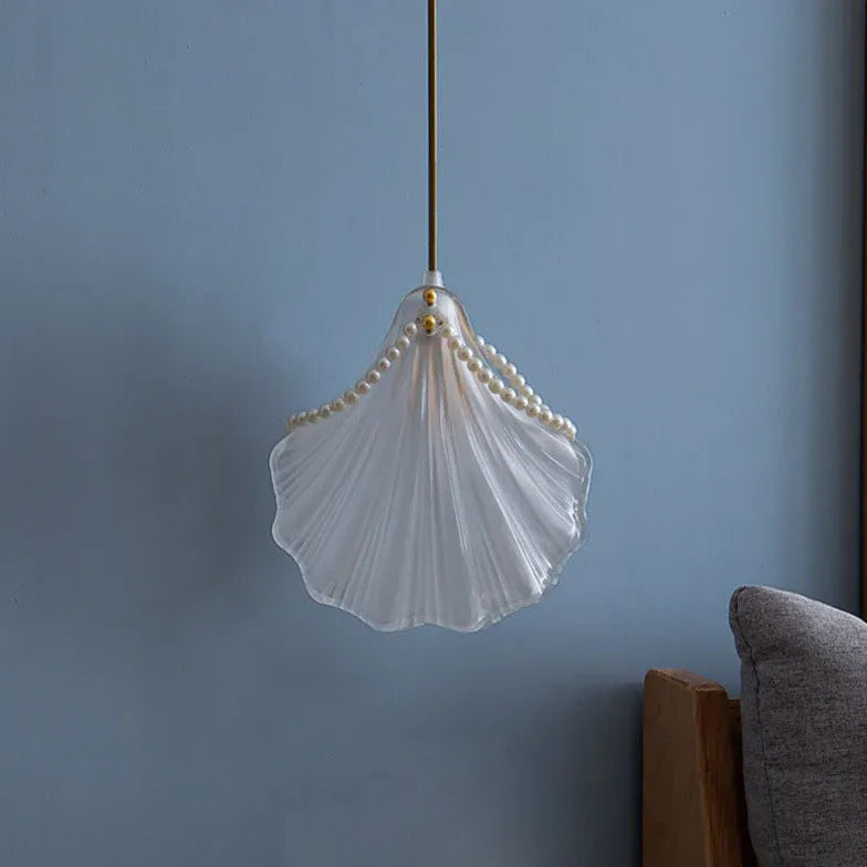 White Light Single Pendant For Bedroom Kirsten Metal & Acrylic