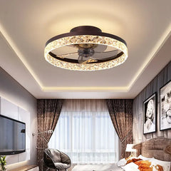 Ceiling Fan With Light For Bedroom Kirsten Metal