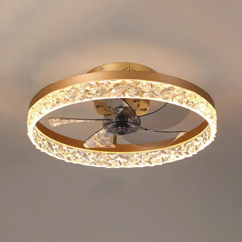 Ceiling Fan With Light For Bedroom Kirsten Metal