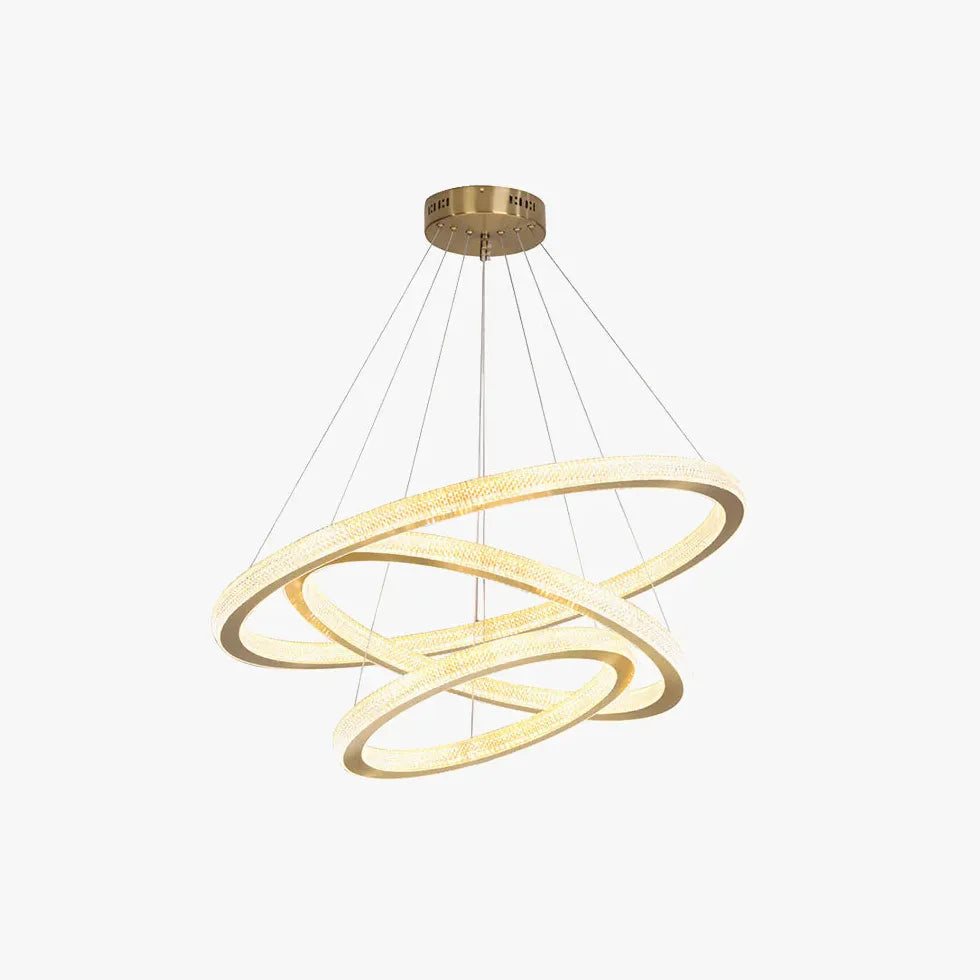 Gold Chandelier For Bedroom Kirsten Metal & Acrylic Ip20 Led