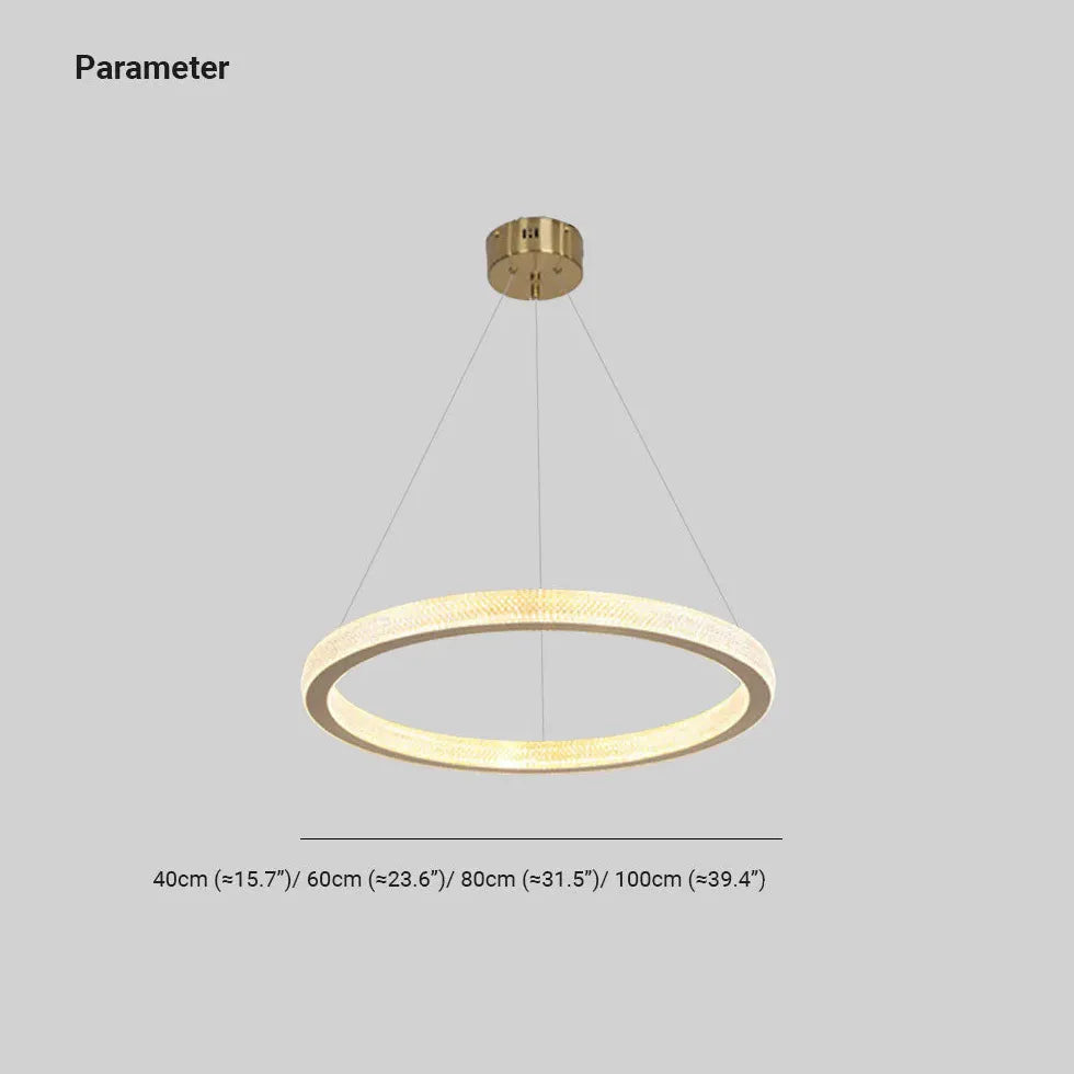 Gold Chandelier For Bedroom Kirsten Metal & Acrylic Ip20 Led