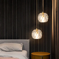 Light Single Pendant For Bedroom Kirsten Metal & Acrylic Ip20 Led