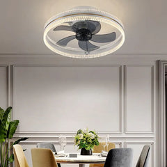 Ceiling Fan With Light For Bedroom Kirsten Metal